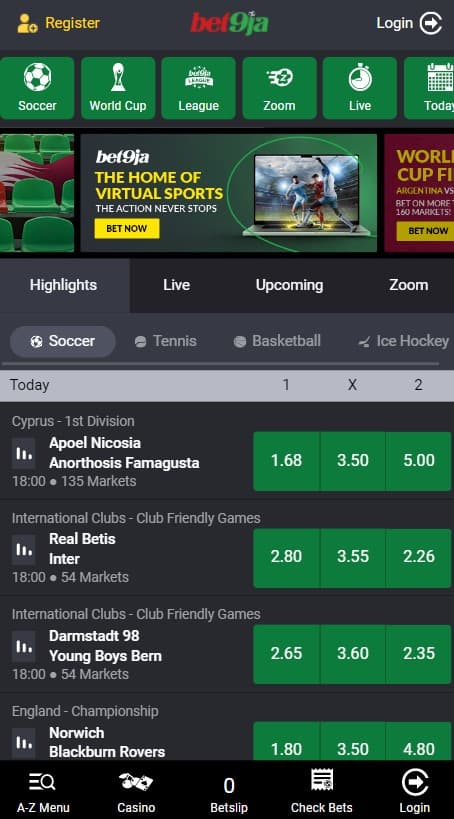 bet9ja app download