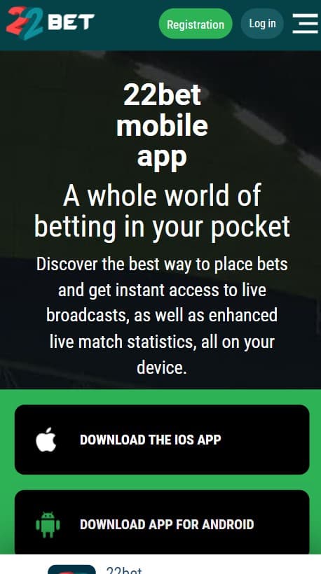 22bet kenya app