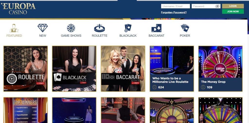 europa casino online